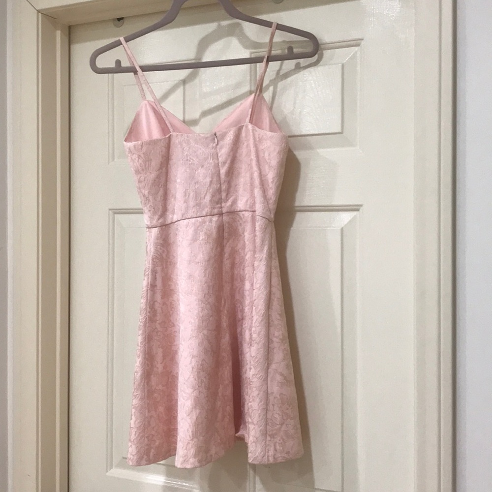 AQUA Bloomingdales pink dress - Picture 4 of 4